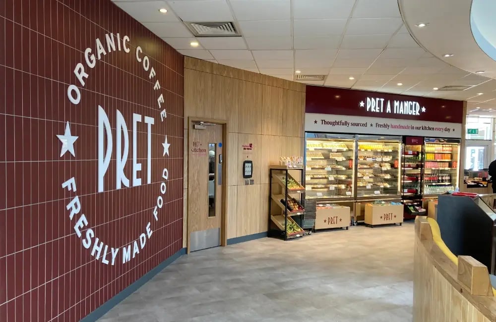 Pret A Manger Store Refurbishment