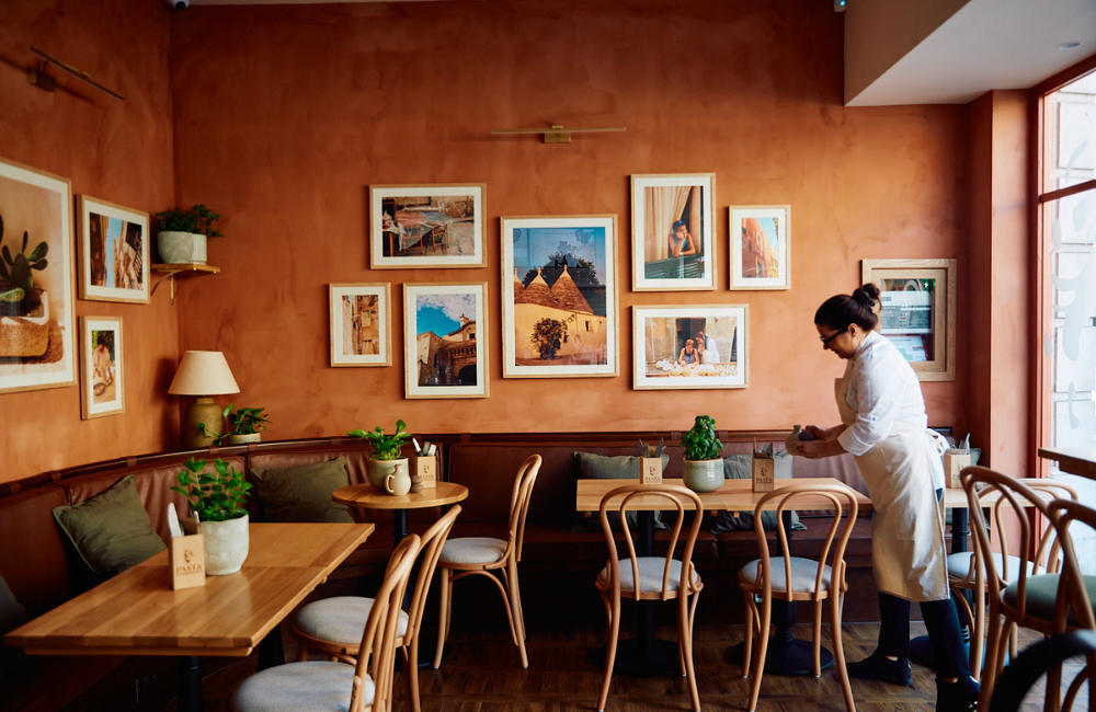 Pasta evangelist interior design